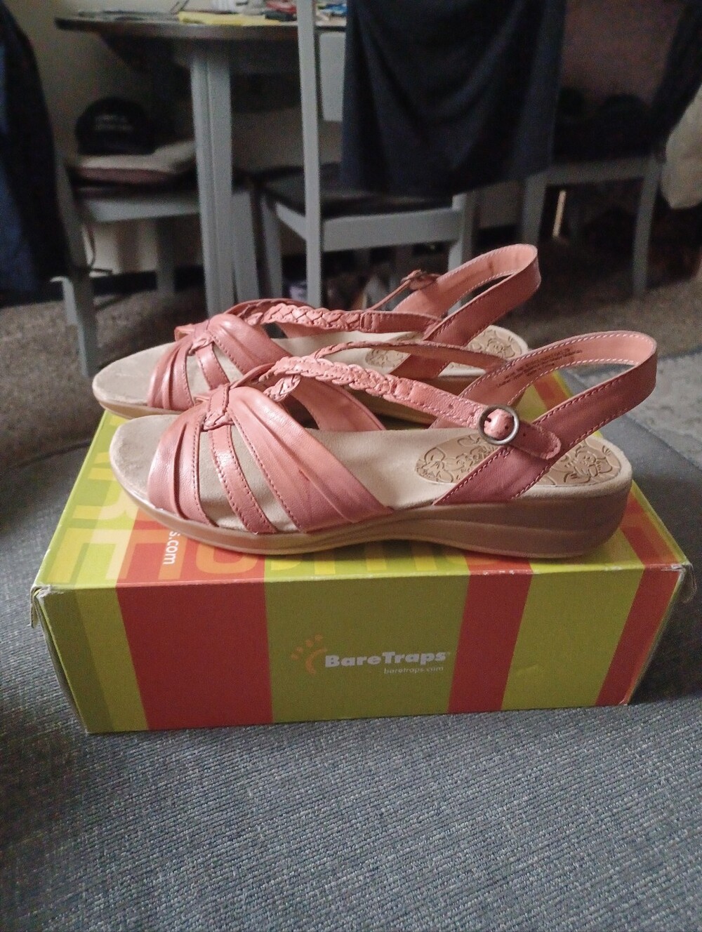 BareTraps Coral Braided Slingback Sandals